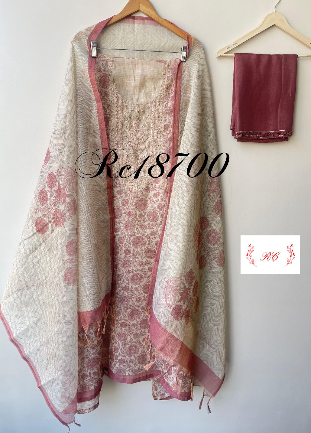 Linen Shimmer Unstitched Ladies Suit RC18700 (a) – view 3