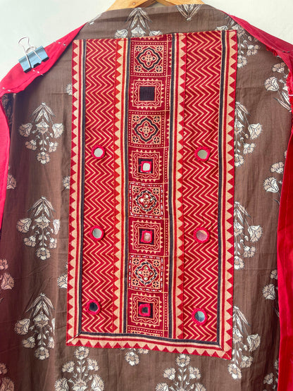 Cotton printed unstitched ladies suit Rc18982