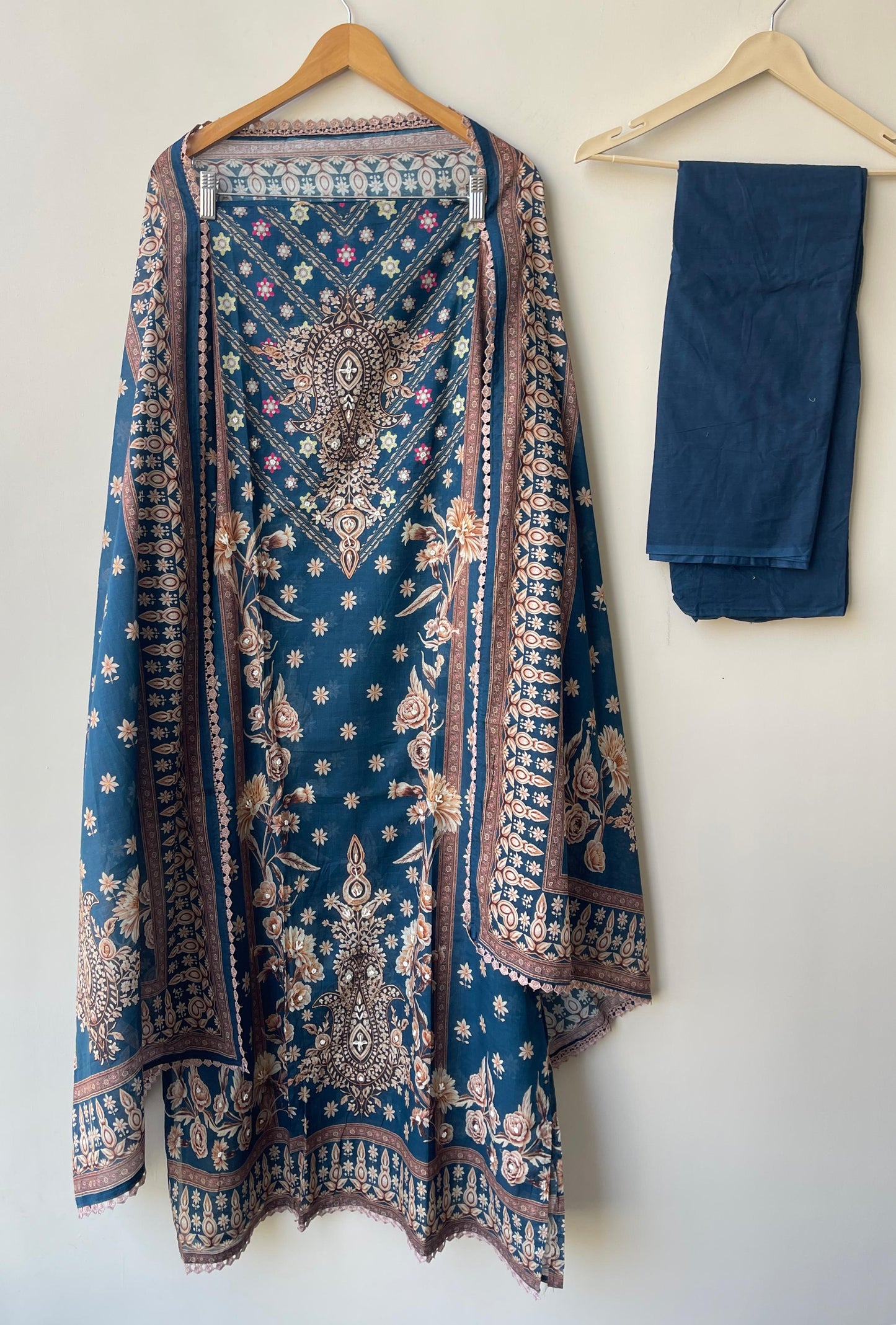 Cotton printed unstitched ladies suit Rc18761