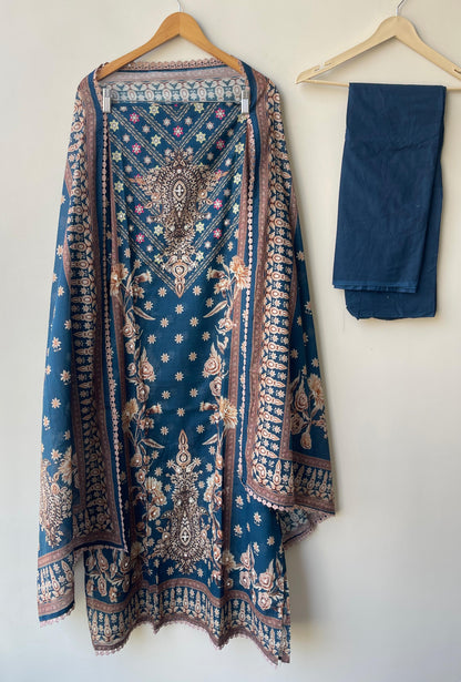 Cotton printed unstitched ladies suit Rc18761