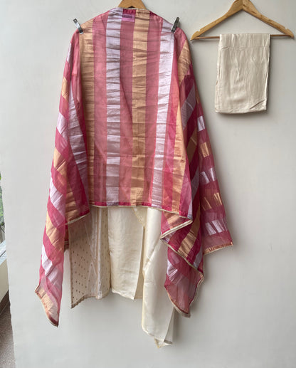 Banarasi shimmer silk ladies unstitched suit Rc19137