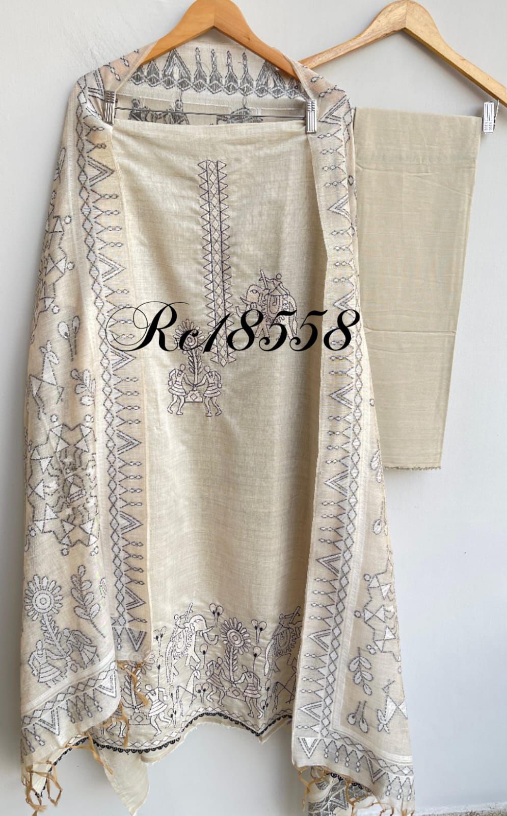 Khaadi Silk Worli Art Ladies Unstitched Suit RC-18558 – view 3