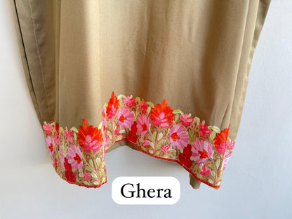 Rayon kashmiri kadai ready ladies coord set Rc18384 (b)