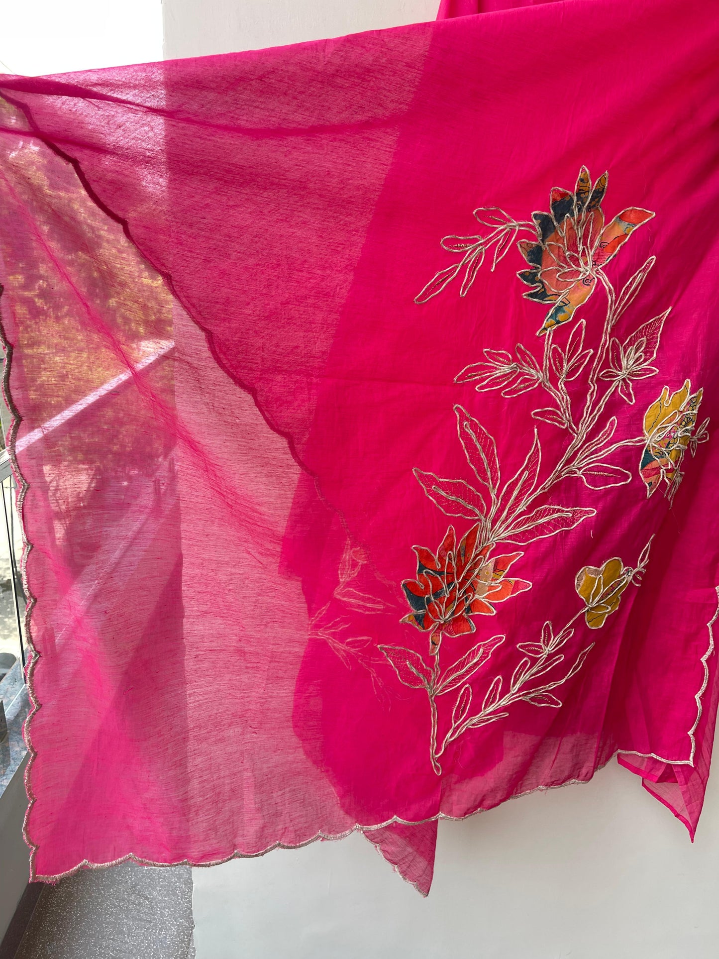 Mul chanderi unstitched ladies suit Rc18924 (b)