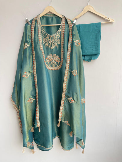 Shimmer silk unstitched ladies suit Rc17828 (c)