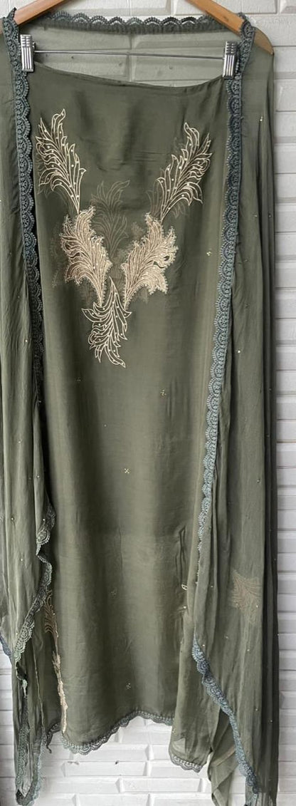 Organza Unstitched Ladies Suit Rc 17369(a)