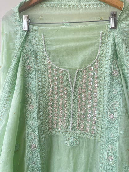 Mul Chanderi Unstitched Ladies Suit RC-18783 – view 6
