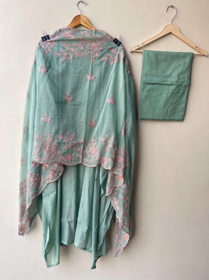 Mul chanderi unstitched ladies suit Rc19071