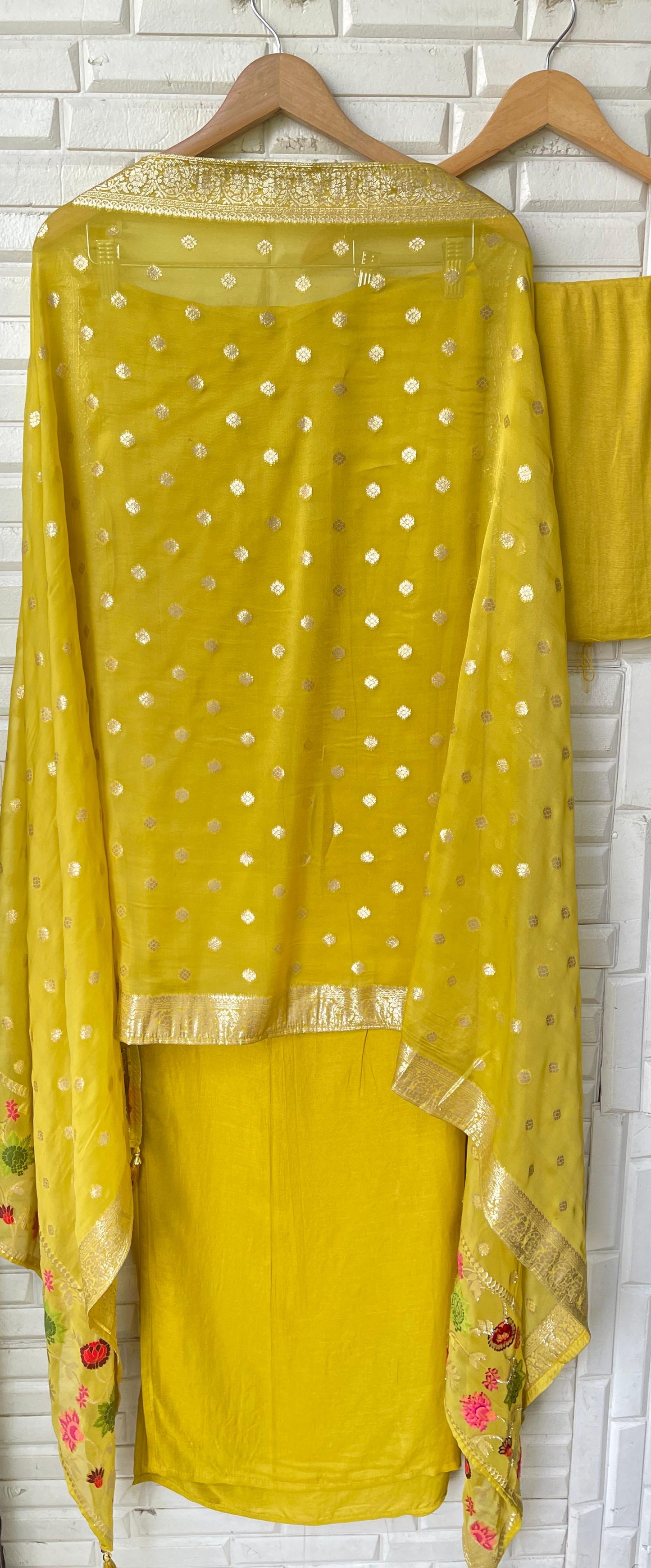 Pure unstitched silk ladies suit Rc17649