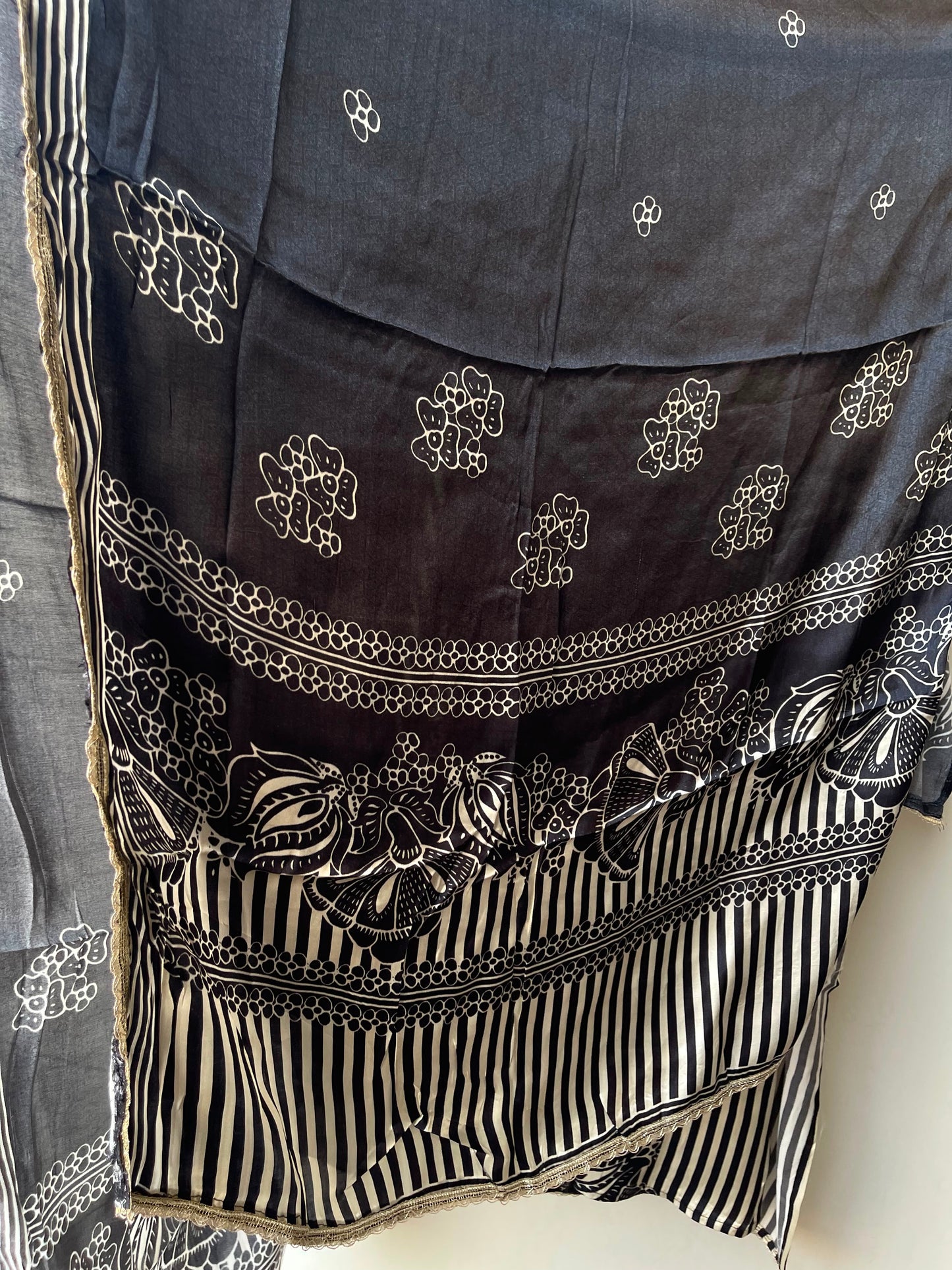 Gajji silk printed unstitched ladies suit Rc19311 (c)