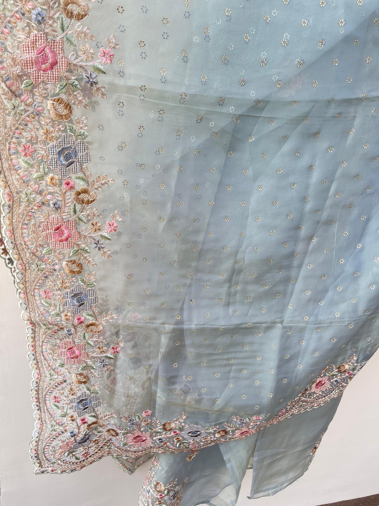 Pure Shimmer Organza Ladies Unstitched Suit RC-18798 – view 7