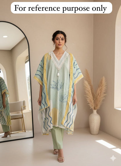 Linen printed unstitched ladies suit Rc18477