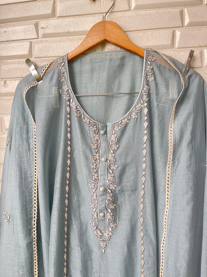 Mul chanderi unstitched ladies suit Rc17331