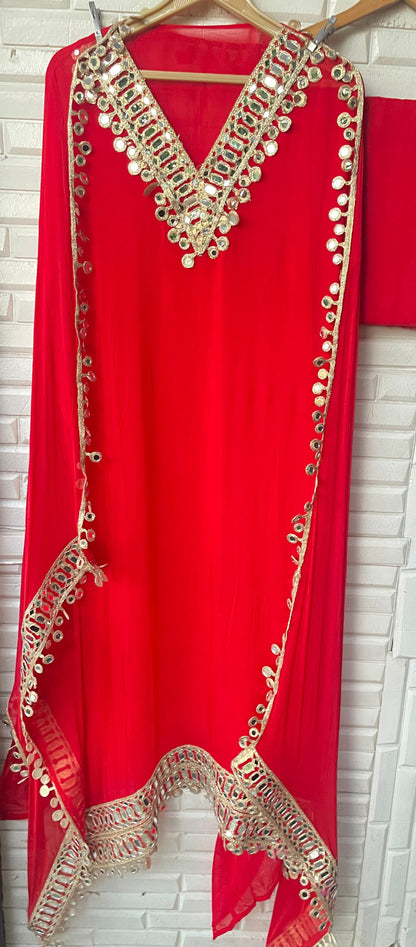 Organza unstitched ladies suit Rc17758 (a)