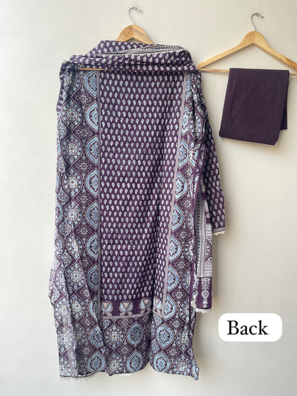 Mul cotton printed unstitched ladies suit Rc18983