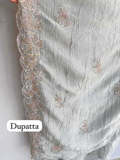 Pure crushed tissue ladies unstitched suit Rc18429 (b)