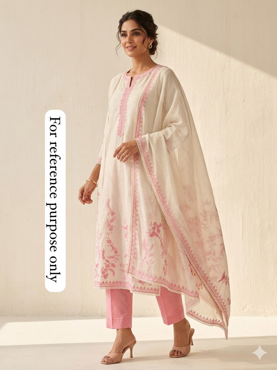 Mul Chanderi Unstitched Ladies Suit RC-18891 – view 2