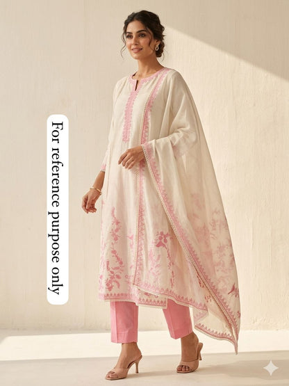 Mul Chanderi Unstitched Ladies Suit RC-18891 – view 2