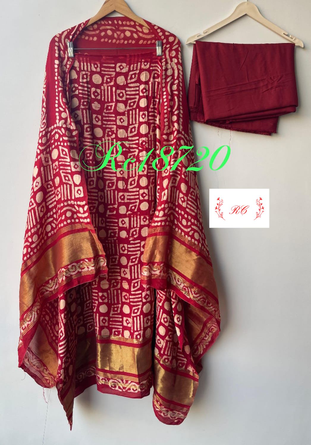 Banarasi Cotton Printed Ladies Unstitched Suit RC-18720 (a) – view 5
