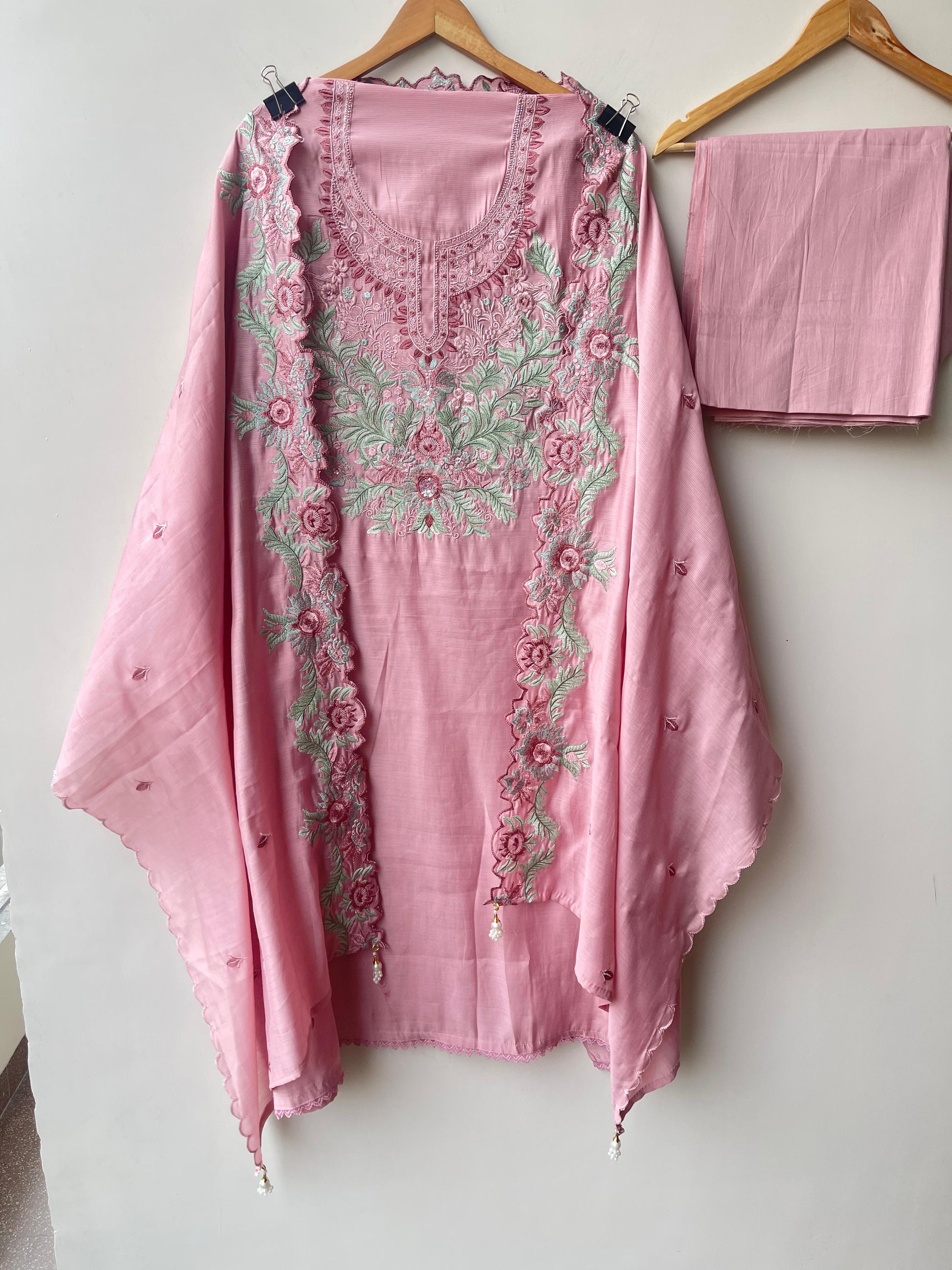 Mul Chanderi Unstitched Ladies Suit RC18877 – view 7