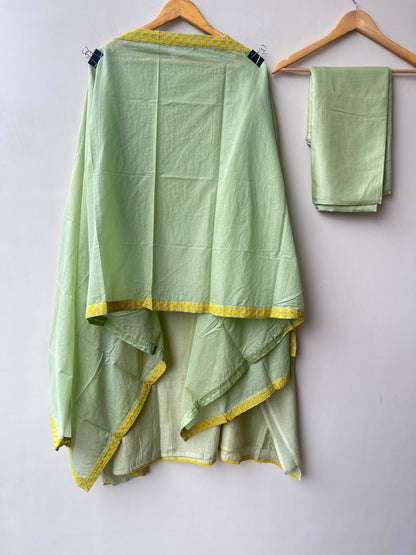 Pure mul chanderi unstitched ladies suit Rc19083