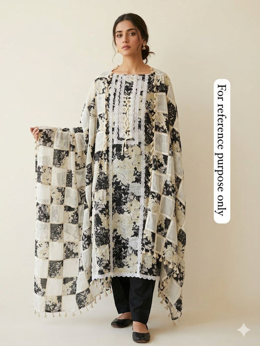 Cotton printed unstitched ladies suit Rc18751