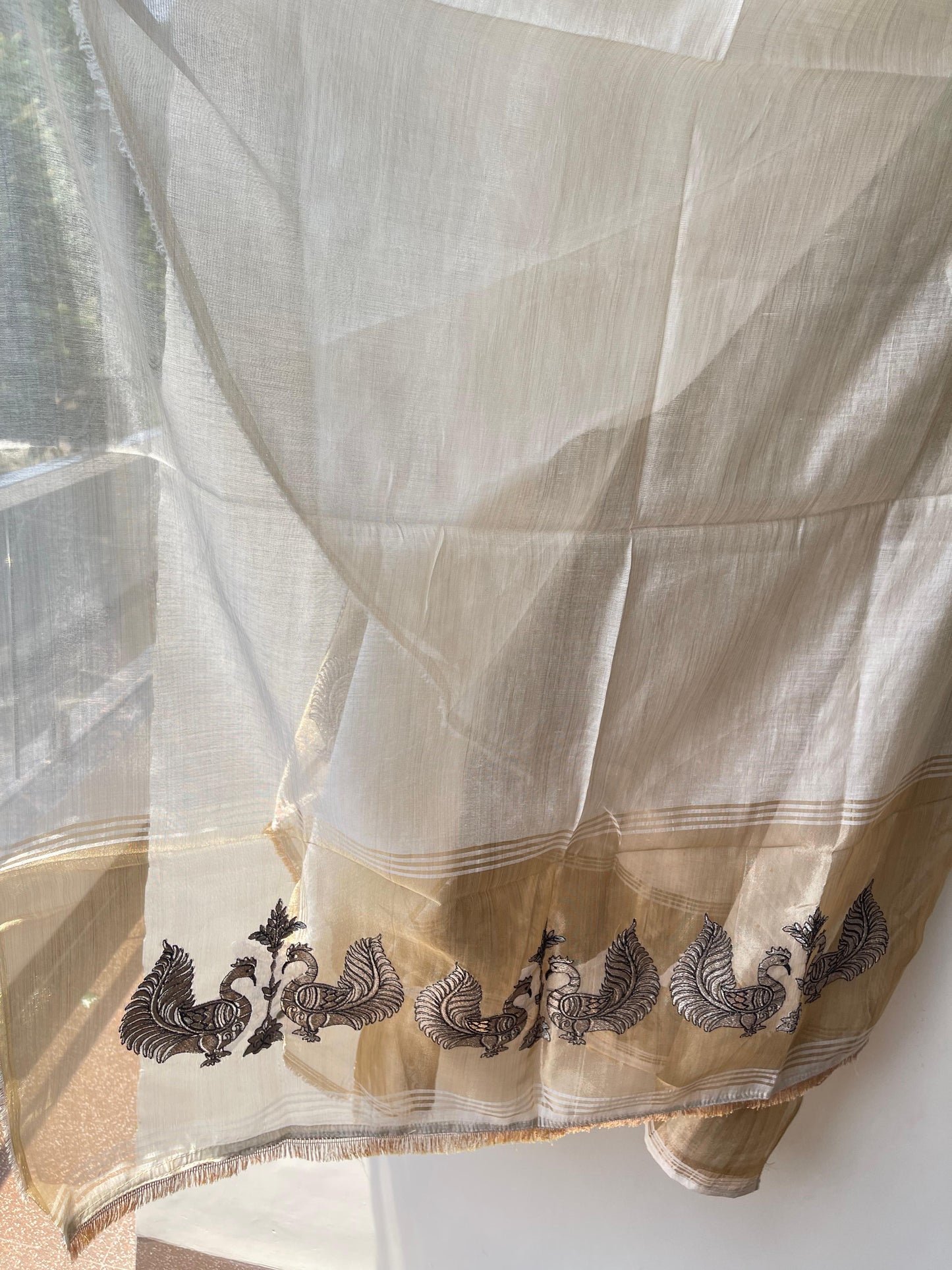 Exclusive mul chanderi ladies unstitched suit Rc18934