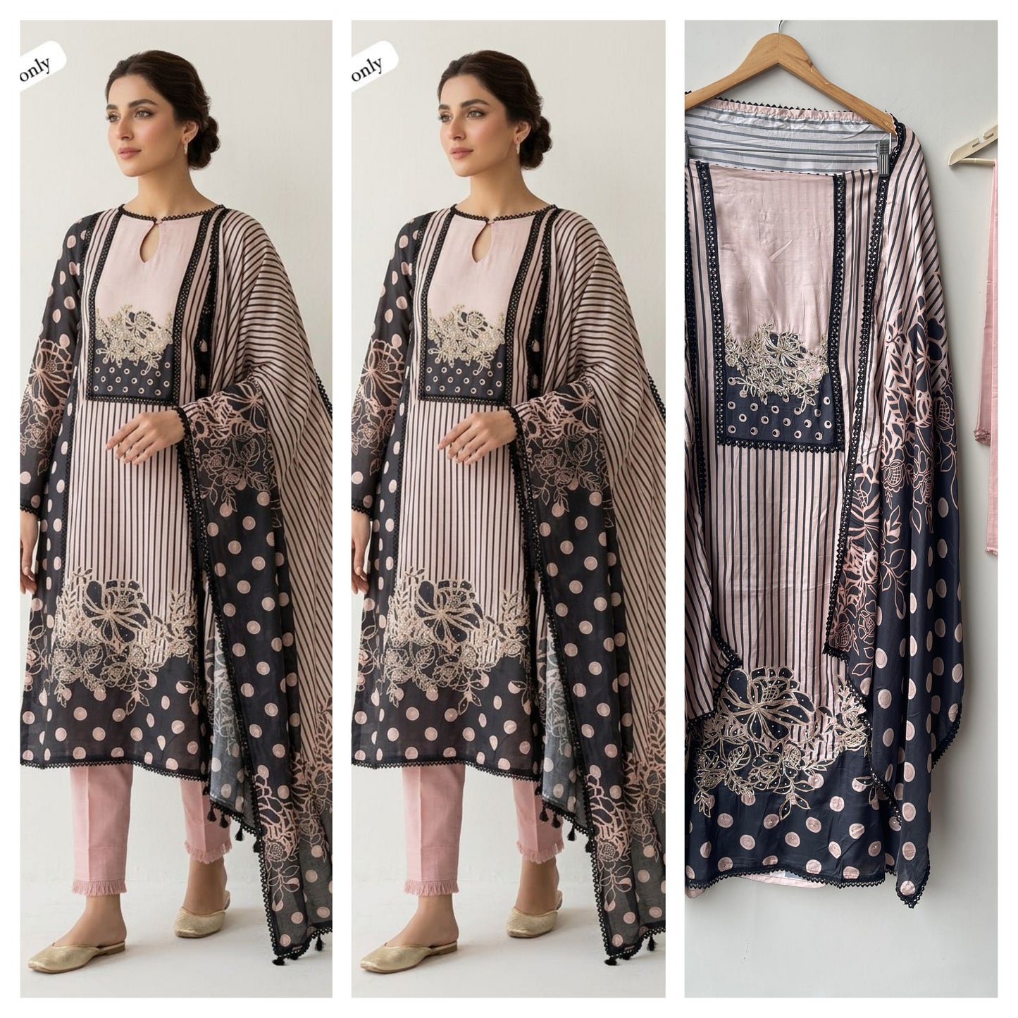 Muslin Printed Unstitched Ladies Suit RC-18764