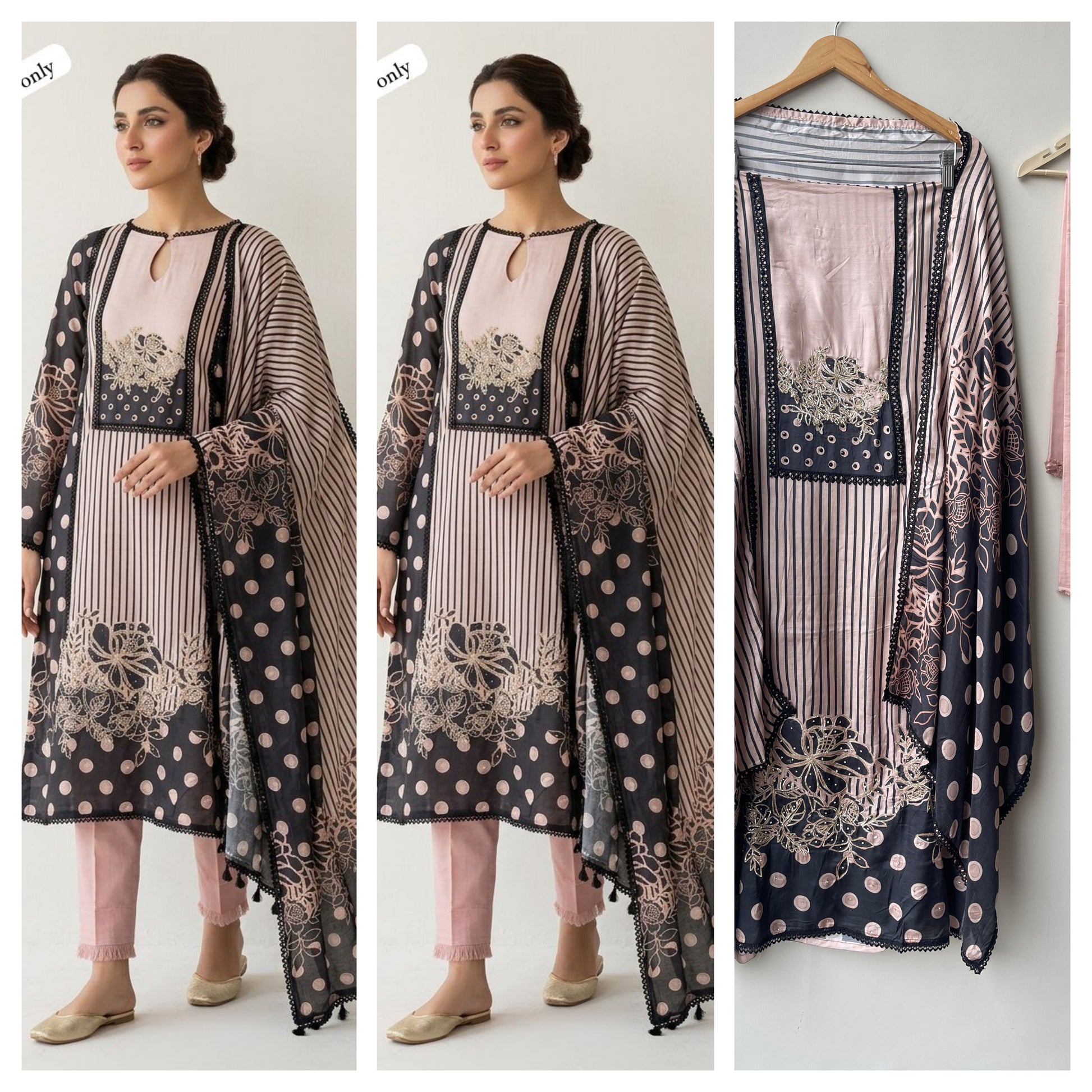 Muslin Printed Unstitched Ladies Suit RC-18764