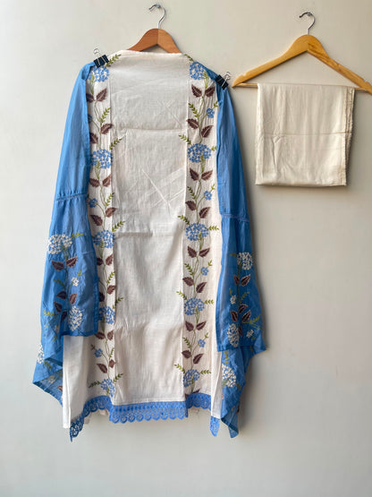 Mul chanderi unstitched ladies suit Rc19113