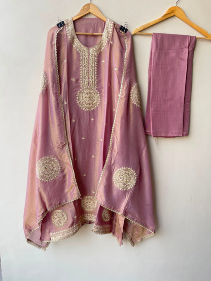 Shimmer silk unstitched ladies suit Rc19116 (c)