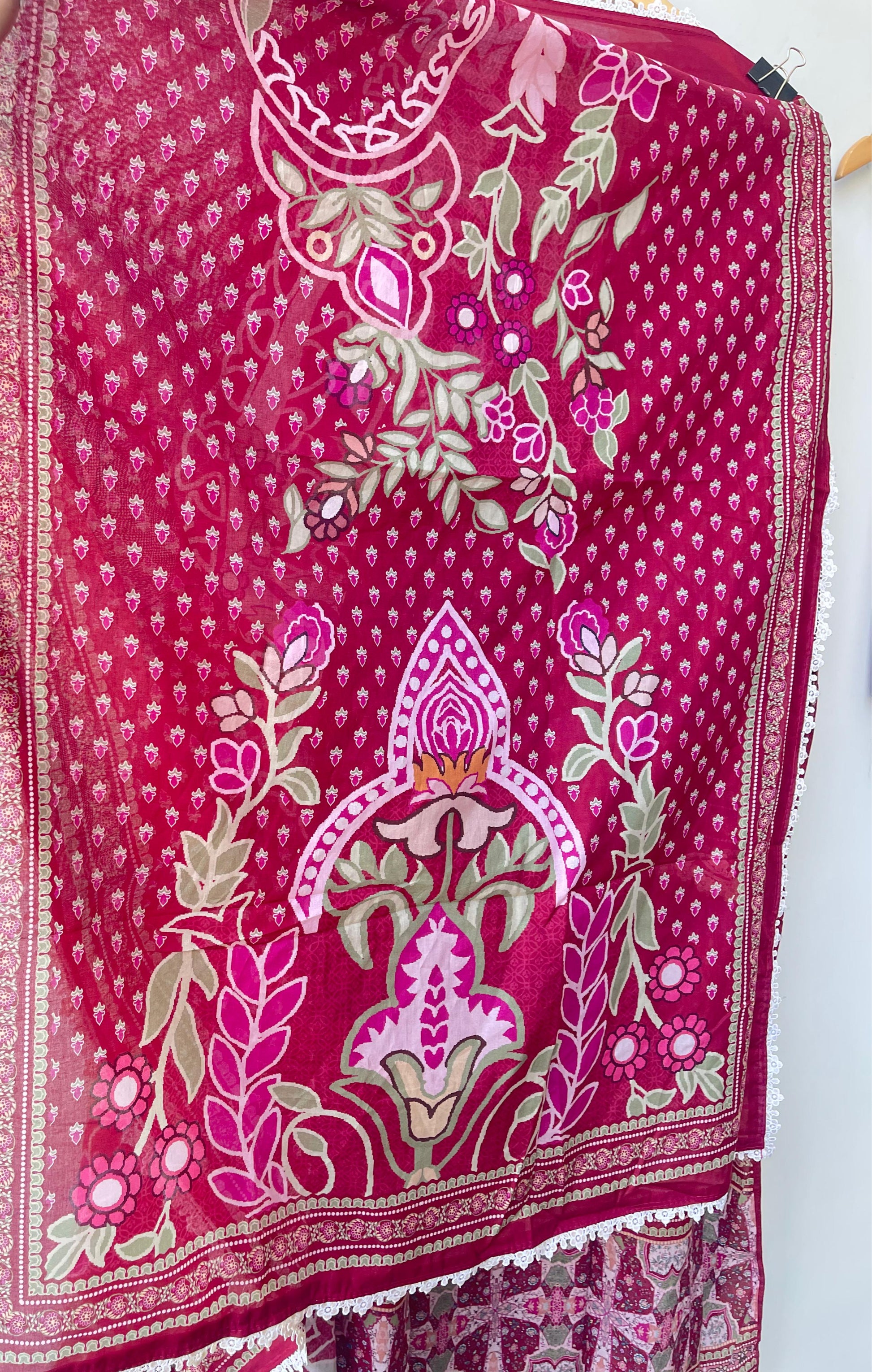 Mul Chanderi Unstitched Ladies Suit RC-18885 – view 8