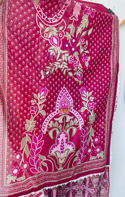 Mul Chanderi Unstitched Ladies Suit RC-18885 – view 8