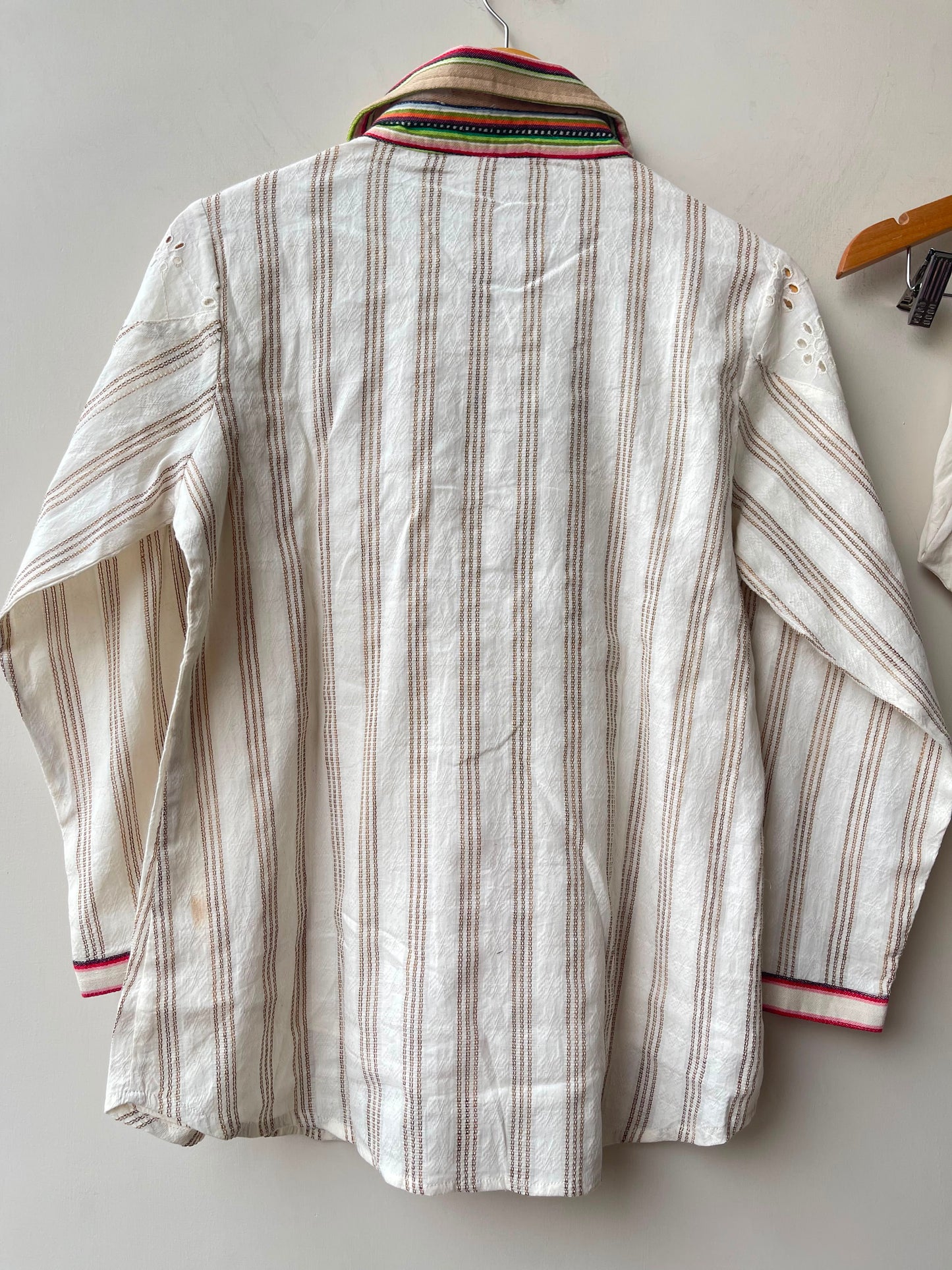 Self linen printed ladies stitched coord set Rc19155
