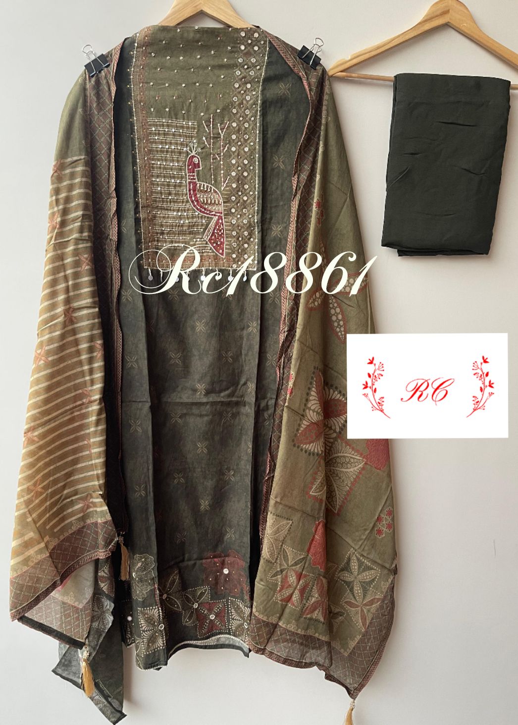 Self Mul Cotton Unstitched Ladies Suit RC18861 – view 6