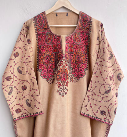 Kashmiri woolen pheron readymade ladies coord set Rc18249