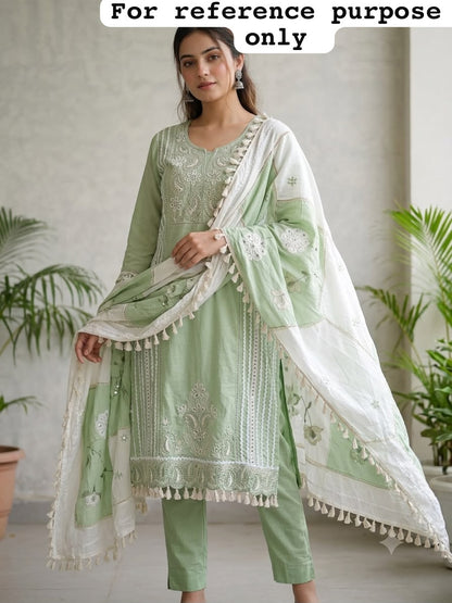 Mul chanderi unstitched ladies suit Rc19130 (a)