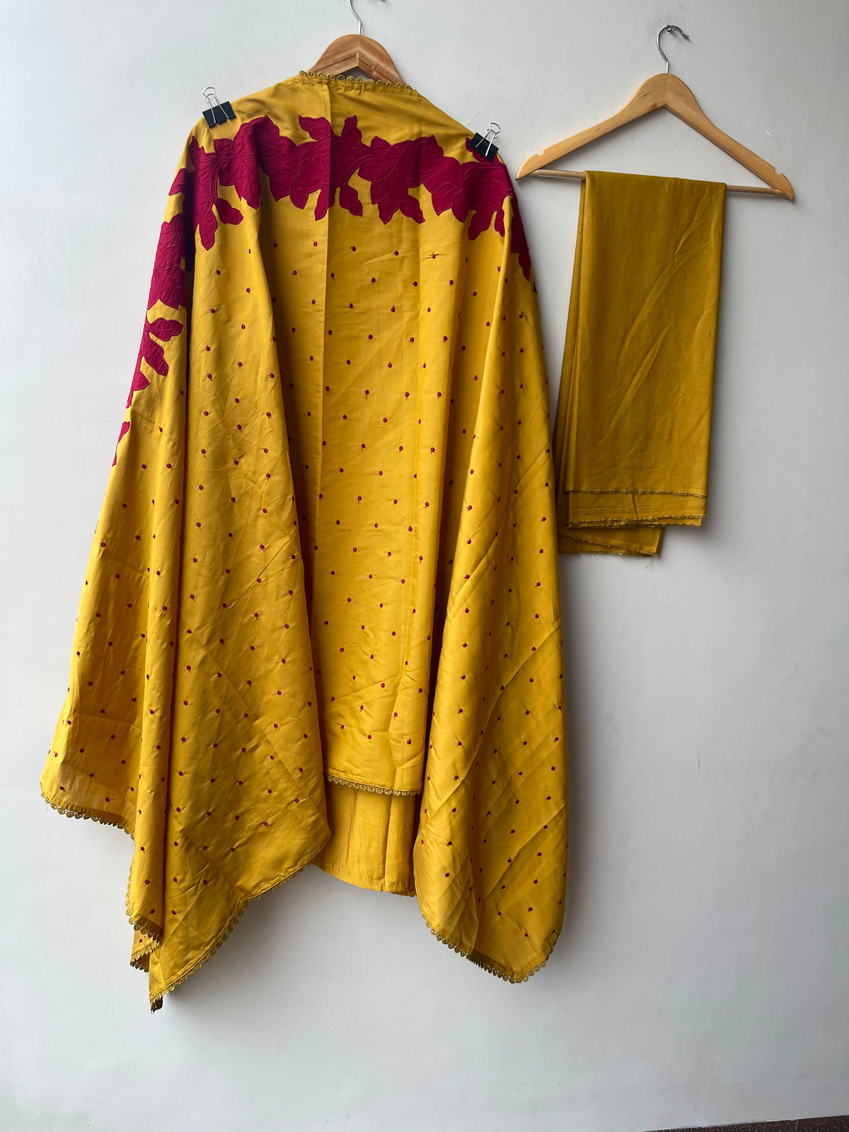 Mul Chanderi Unstitched Ladies Suit with Patchwork RC-19232 - Royal Chic by Priti (photo 5)