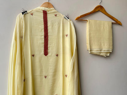 Organza soft flowy unstitched ladies suit Rc19156 (b)