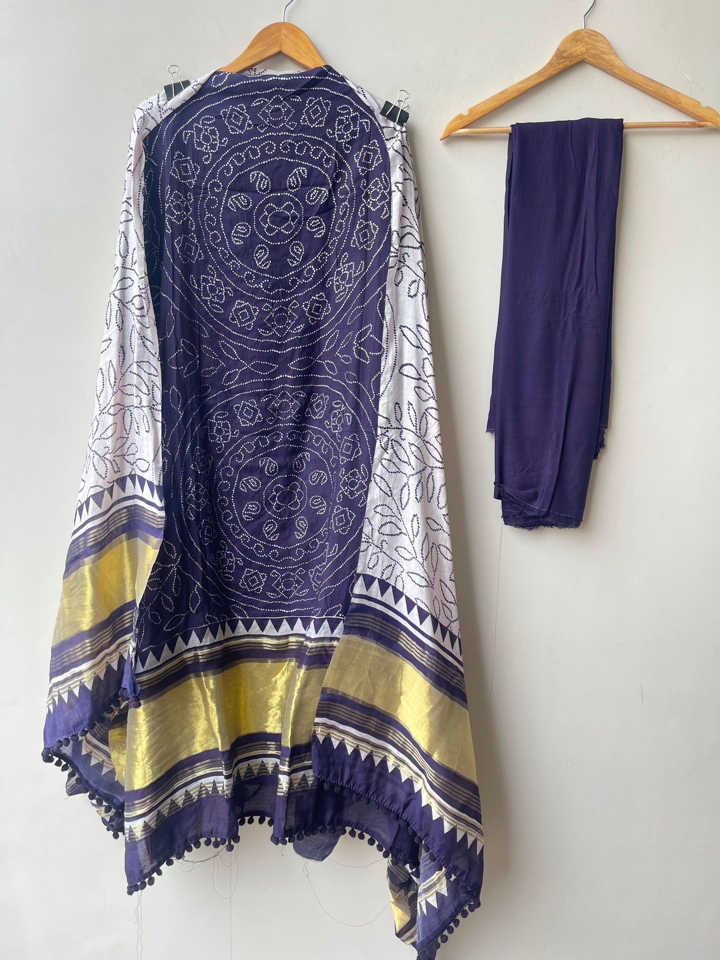 Gajji silk printed unstitched ladies suit Rc19272 (b)
