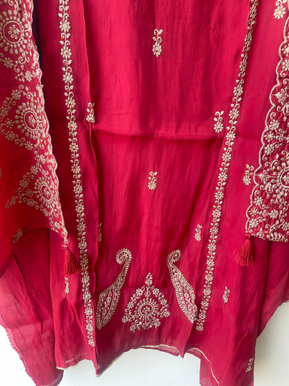 Super Soft Chanderi Silk Unstitched Ladies Suit RC18837 – view 4
