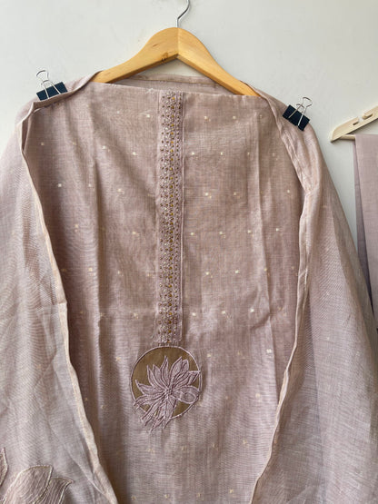 Banarasi mul chanderi ladies unstitched suit Rc19046 (b)