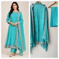 Classy Embroidered Designer Unstitched 3 Pcs Suit Set