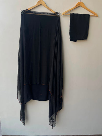 Organza fabric unstitched ladies suit Rc19112