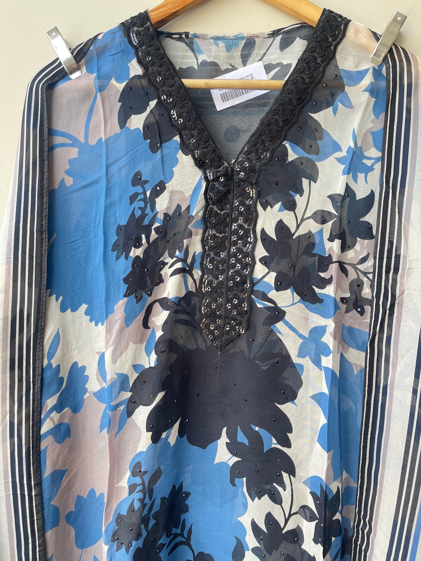Organza Printed Unstitched Ladies Suit RC-18881(B) – view 6
