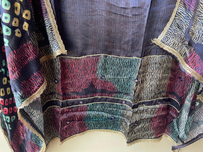 Gajji silk printed unstitched ladies suit Rc19332 (b)