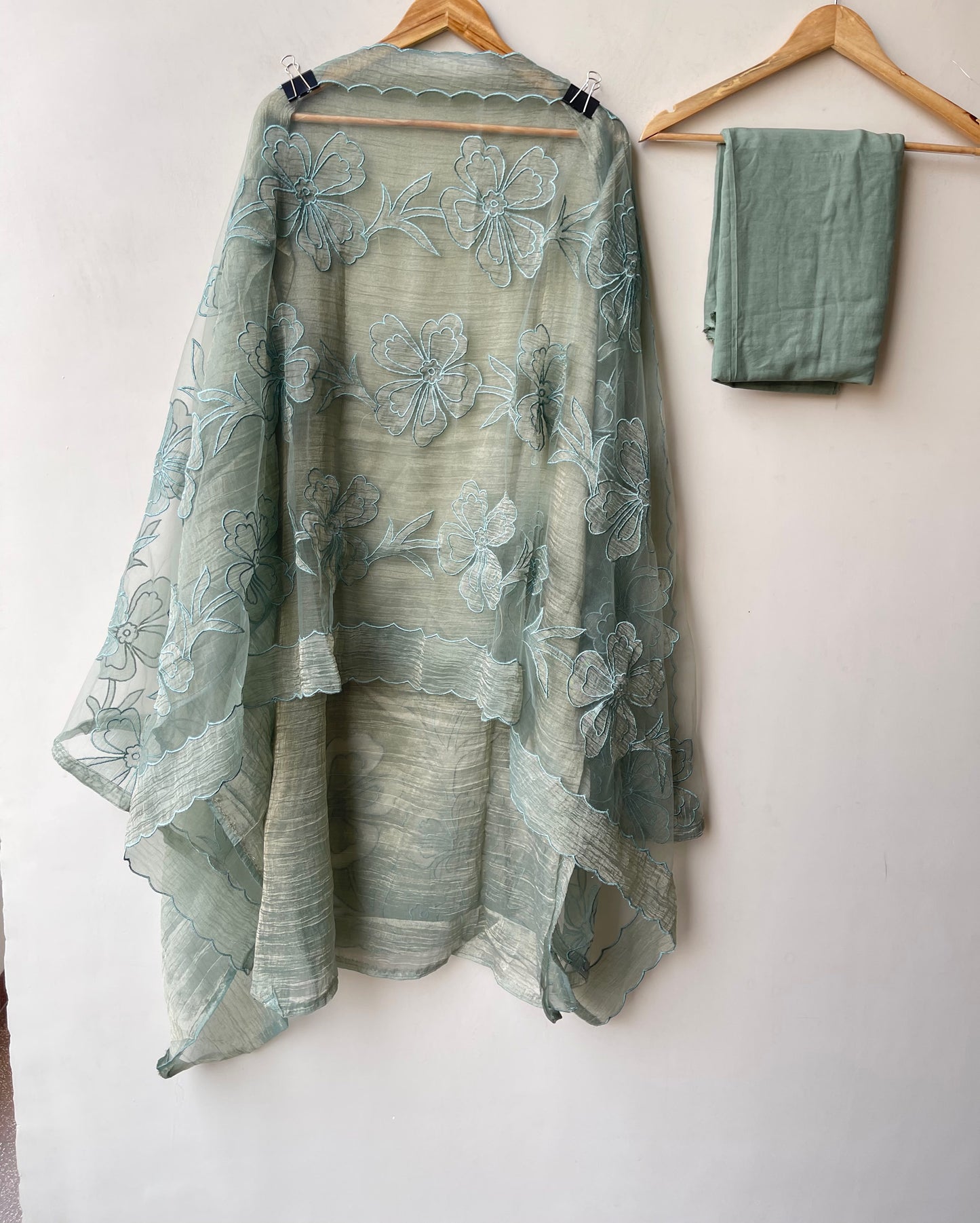 Crushed shimmer tissue ladies unstitched suit Rc19305 (c)