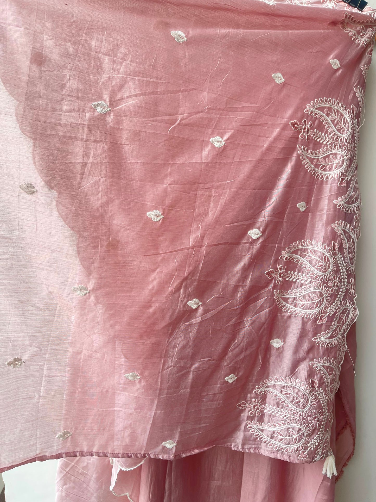 Mul chanderi unstitched ladies suit Rc19038