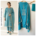 Mul chanderi unstitched ladies suit Rc18953