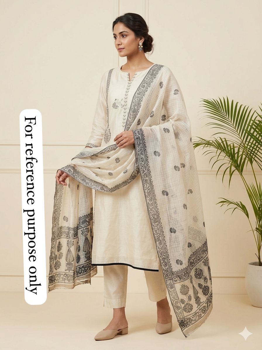 Mul Chanderi Printed Ladies Unstitched Suit RC-18649 – view 2